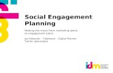 Social engagement planning