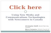 Using New Media and Communications Technologies with Newcomers to Canada