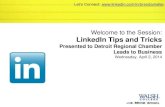 LinkedIn Tips and Tricks