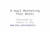 Email marketing that works