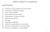 Drug Stability and Kinetics