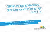 Program Directory 2013