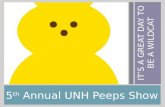 5th Annual UNH Peeps Show - 2014