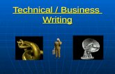 Technical writing lecture