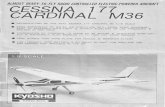 Kyosho Cessna 177 Cardinal m36 - Manual