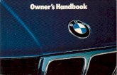 BMW E34 Owners Manual