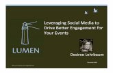 12.10.09 Lumen & CEMA Webinar: Leveraging Social Media to Drive Better Attendee Engagement