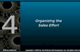 Organizing the Sales Effort McGraw-Hill/Irwin