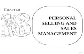 Personal selling and sales management