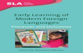 Early Learning of Modern Foreign Language