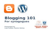 Blogging 101: URJ Social Media Boot Camp