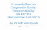 Presentation on corporate social responsibility new rules