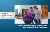 India increasingly important for student recruitment