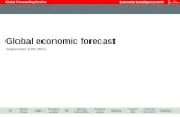 September 2011 EIU Global Economic Forecast
