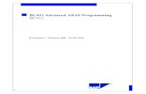 BC411 - Advanced ABAP Programming