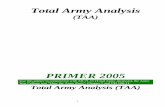 #23584 Army DOTMLPF Analysis Primer - TAA