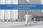 Dag Hammarskjöld Litterature