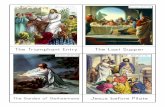 Holy Week Sequencing Cards