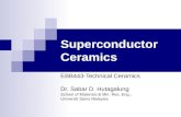 Chapter 7-Superconductor Ceramics