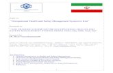 Occupational Health and Safety Management System in Iran Toy