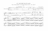Lipatti - 2 Cadenzas for Mozart's Piano Concerto in C, K 467