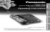 Panasonic KX-TC1222JXB Manual