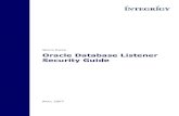 Oracle Database Listener Security Guide
