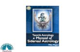 Tantrik Astrology: A Manual of Sidereal Astrology