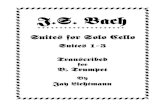Bach Cello Suite 1, Trumpet