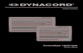 Dynacord Powermate 1000 Manual