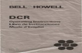 Bell Howell Projector DCR User Manual
