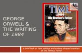 George Orwell & the Writing of 1984