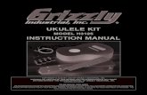 Grizzly Ukulele Kit H3125 Manual