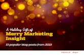 A Gift of Merry Marketing Insight
