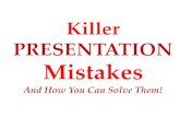 Common presentation mistakes
