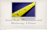 Social Media Monitoring and Measurement Primer