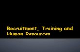 Recruitment, training and human resources for blog
