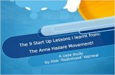 The 9 Start Up Lessons I learnt from the Anna Hazare Movement!