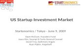US Startup Investment Market (Startonomics Tokyo, June 2009)