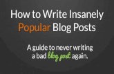 Killer Blogging and SEO Tips for Bloggers,Writers, and Journalists