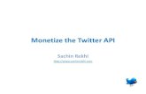 Monetize The Twitter API