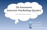 18 Awesome Internet Marketing Quotes