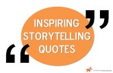 Inspiring storytelling quotes