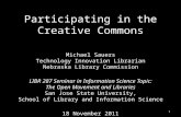 Participating in the Creative commons (LIBR287)