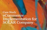 eCommerce for SOLAR Company (fashion)