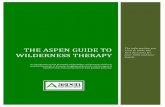 The Aspen Guide to Wilderness Therapy