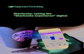 Starbucks: taking the “Starbucks experience” digital