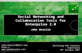 Social Networking and Collaboration Tools for Enterprise 2.0