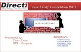 Directi Case Study Contest -  Team idate from MDI Gurgaon