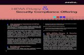 HCLT Brochure: HIPPA Privacy  Security Compliance Offering
